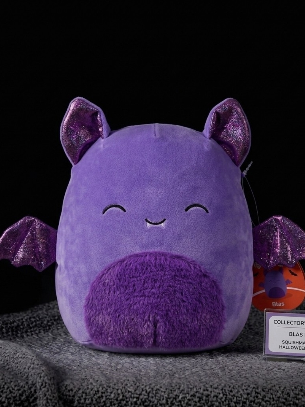 Squishmallow Purple Bat New Blas Halloween